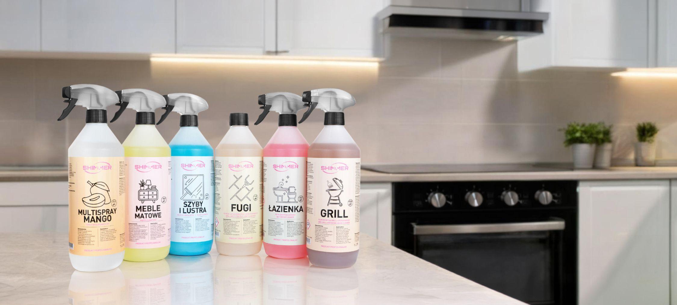 Profesjonalna chemia do sprzątania marki Shimmer od goriall.pl