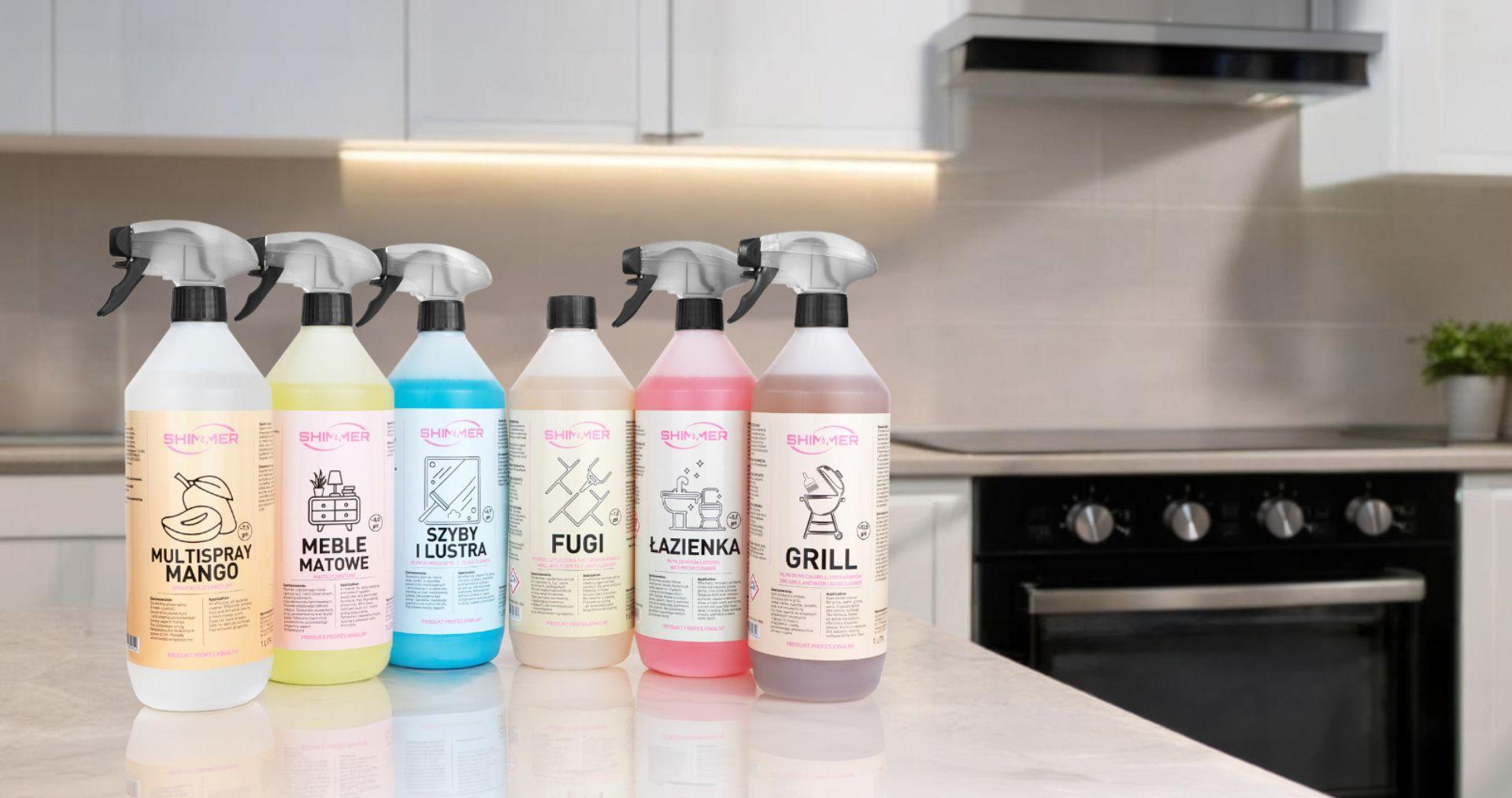 Profesjonalne środki czystości Shimmer Goriall